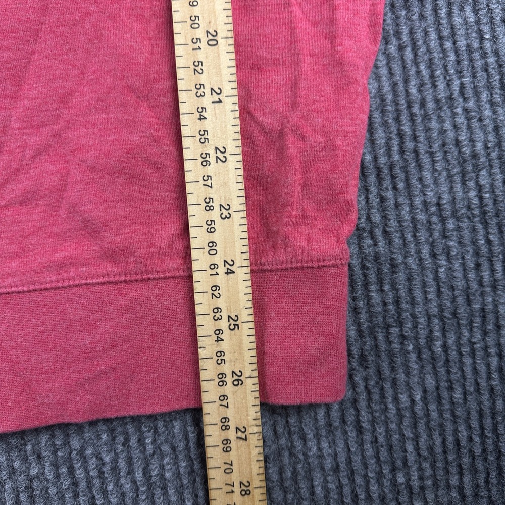 Polo Ralph Lauren Mens XXL Quarter Zip Pullover Sweater Heather Red Cotton Blend - Picture 8 of 10